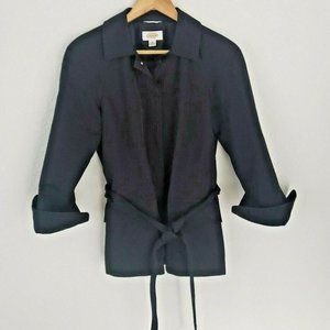 Talbots NWOT Women's Black Jacket Car Coat